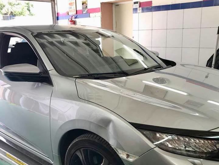 תיקון כנף קדמית בשיטת PDR — לפני